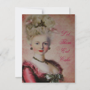 Let's Eat Cake Marie Antoinette ~ Invitations