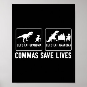 Let's Eat Grandma Let's Eat, Grandma Commas Save L Poster