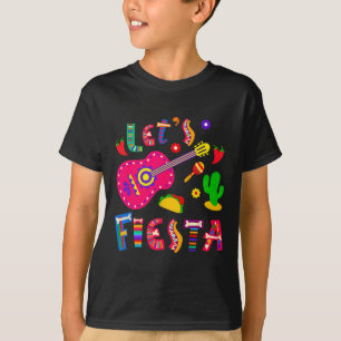 Lets Fiesta 5 Cinco De Mayo For Women Men Boys Gir T-Shirt