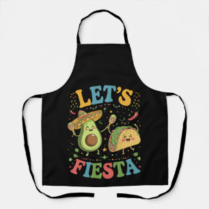 Let's Fiesta Avocado And Tacos Cinco De Mayo Apron