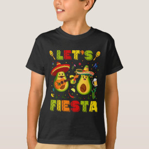 Let's Fiesta Avocado And Tacos Cinco De Mayo Men W T-Shirt