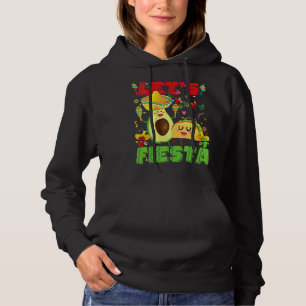 Let's Fiesta Avocado And Tacos Cinco De Mayo Mexic Hoodie
