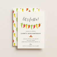 Let's Fiesta Chilli Pepper Birthday Party