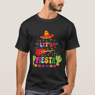 Lets fiesta cinco de mayo funny mexican party men T-Shirt