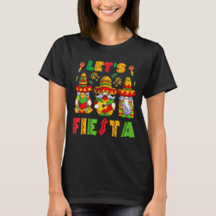 Let's Fiesta Cinco De Mayo Latin Gnomes Mexican Pa T-Shirt
