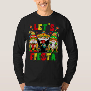Let's Fiesta Cinco De Mayo Latin Gnomes Mexican Pa T-Shirt