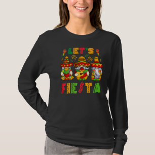Let's Fiesta Cinco De Mayo Latin Gnomes Mexican Pa T-Shirt