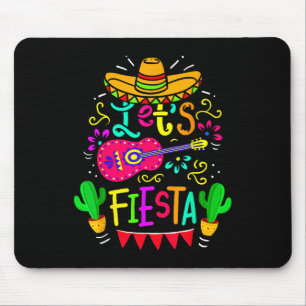 Lets Fiesta Cinco De Mayo Mexican Party Guitar Lov Mouse Mat