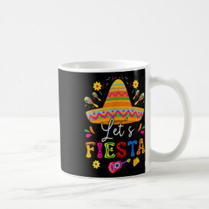 Let's Fiesta Cinco De Mayo Mexican Party Guitar Me Coffee Mug