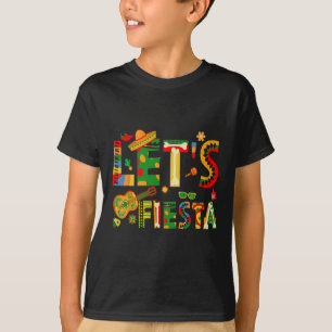 Lets Fiesta Cinco De Mayo Mexican Party Guitar T-Shirt