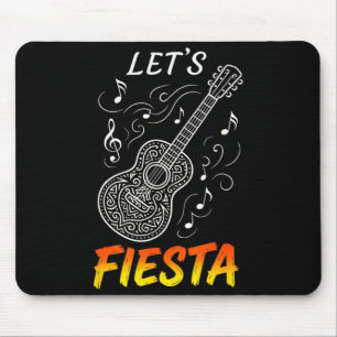 Let's fiesta - cinco de mayo party guitar music Le Mouse Mat