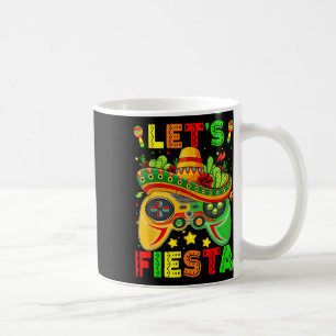 Let's Fiesta Cinco De Mayo Shirt Kids Gamer Boy Vi Coffee Mug