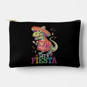 Let's Fiesta Cinco De Mayo T Rex Dinosaur Accessory Pouch