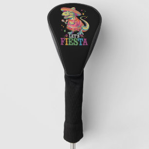 Let's Fiesta Cinco De Mayo T Rex Dinosaur Golf Head Cover