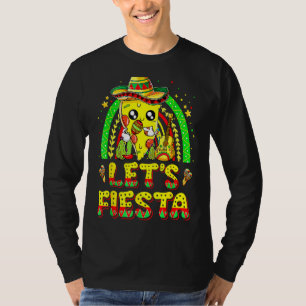 Lets Fiesta Dabbing Taco Rainbow Cinco De Mayo Par T-Shirt