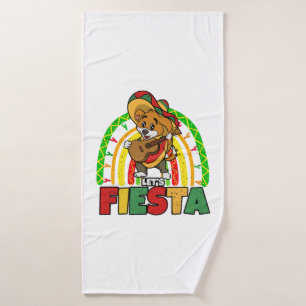 Lets Fiesta Dog Bath Towel