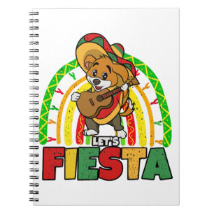 Lets Fiesta Dog Notebook