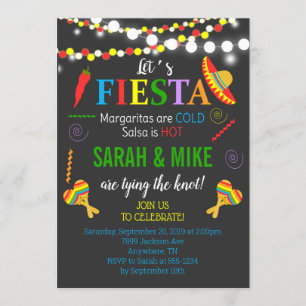 Let's Fiesta Engagement Party Invitation
