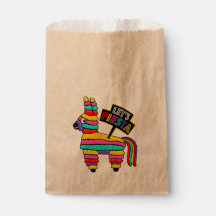Let's Fiesta Favour Bags with donkey piñata