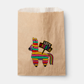 Let's Fiesta Favour Bags with donkey piñata
