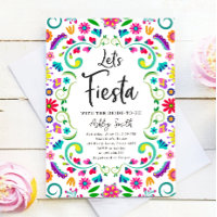Let's Fiesta Floral Fiesta Mexican Bridal Shower