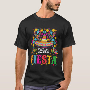 Let's Fiesta Funny Cinco De Mayo Women Men Kids  T-Shirt