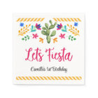 Let's Fiesta Girl Birthday Colourful Paper