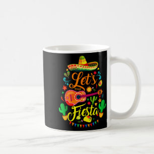 Let's fiesta happy cinco de mayo mexican sombreroL Coffee Mug