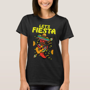 Let's Fiesta Jalapeno Cinco De Mayo Mexican Party T-Shirt