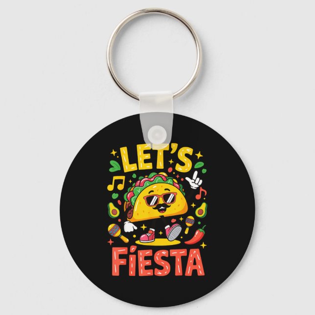 Let's fiesta  key ring (Front)