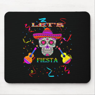 Let's Fiesta Mexican Cinco De Mayo Mouse Mat