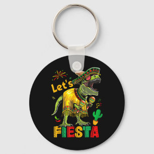 Lets Fiesta Mexican Dino Trex Cinco De Mayo Toddle Key Ring
