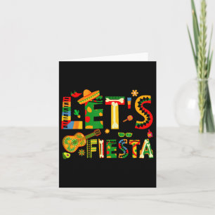 Lets Fiesta Mexican Family Fiesta Squad Cinco De M Card