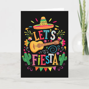 Lets Fiesta Mexican Family Fiesta Squad Cinco De M Card