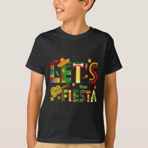 Lets Fiesta Mexican Family Fiesta Squad Cinco De M T-Shirt
