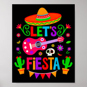 Lets Fiesta Mexican Party 5 Cinco De Mayo Women Poster