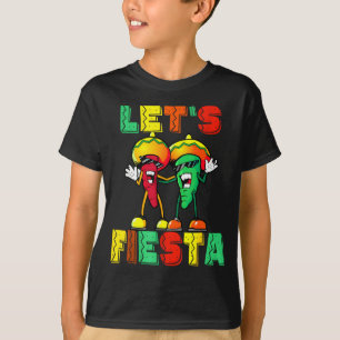 Let's fiesta mexican party cinco de mayo funny T-Shirt