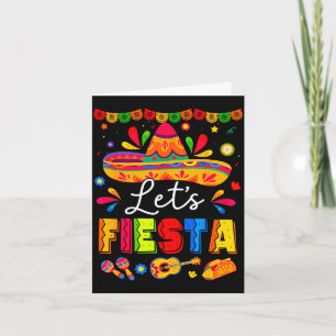 Let's fiesta mexican party fiesta squad cinco de card