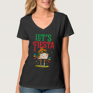 Let's Fiesta Party Cinco De Mayo Mexico Mexican T-Shirt