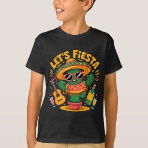 Let's fiesta party mexican 5 de mayo funny cinco T-Shirt