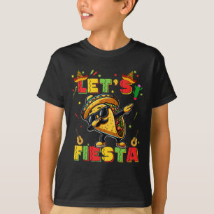 Let's Fiesta Taco Cinco De Mayo Boys Men Kids Mexi T-Shirt