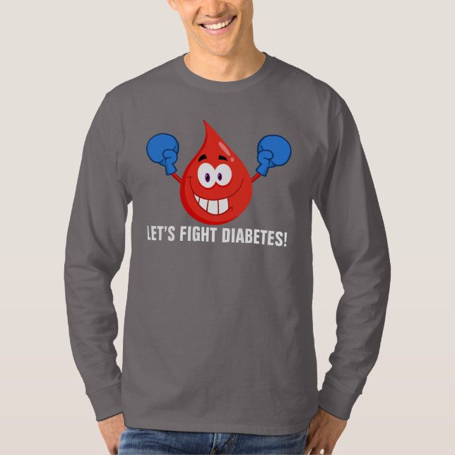 Let's Fight Diabetes T-Shirt (Front)