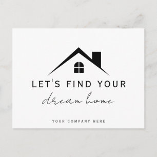 Let's Find Your Dream Home Realty Postcard