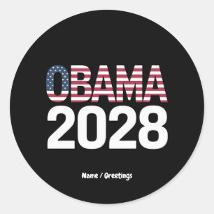 Lets Fix This, Obama for President 2028 Classic Round Sticker