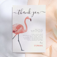Let's Flamingle | Flamingo Birthday Thank You
