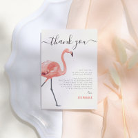 Let's Flamingle | Flamingo Birthday Thank You