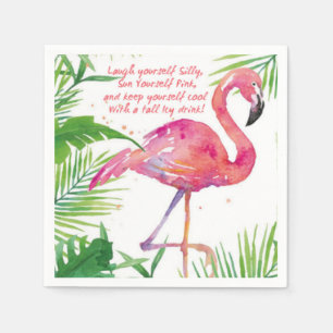 Let's Flamingle Napkin