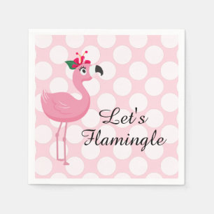 Let's flamingle... napkin