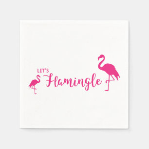 Let's Flamingle Napkin