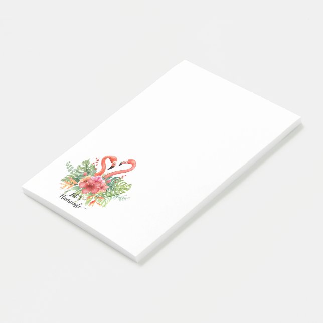 Lets Flamingle  Post-it Notes (Angled)